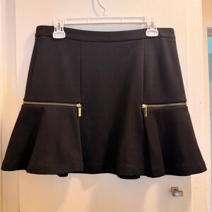 Michael Michael Kors Black Peplum Mini Skirt | Size 6